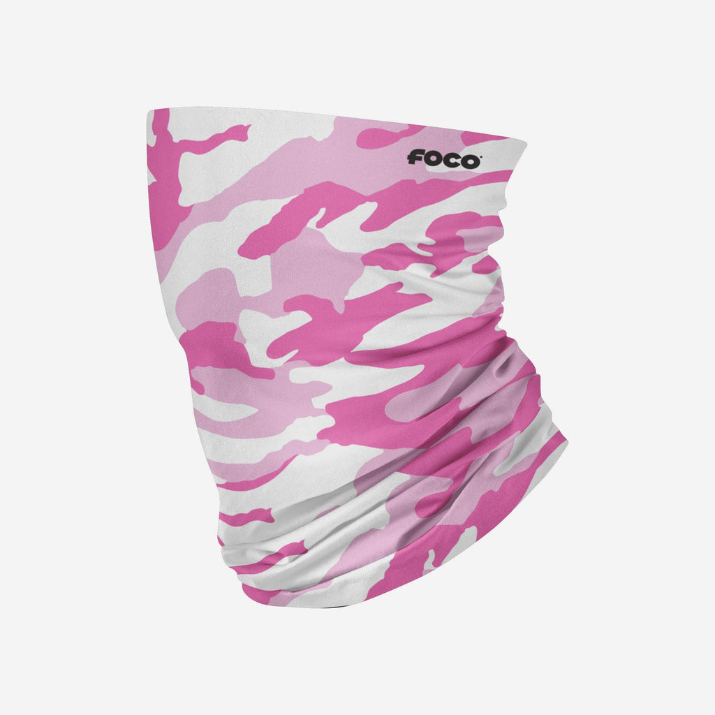 Pink Camo Gaiter Scarf FOCO - FOCO.com