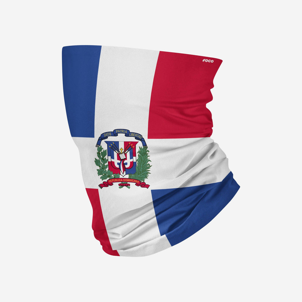 Dominican Republic Flag Gaiter Scarf FOCO - FOCO.com
