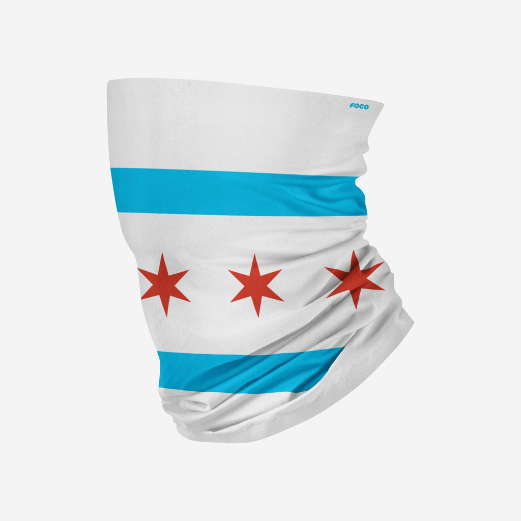 Chicago Flag Gaiter Scarf FOCO - FOCO.com