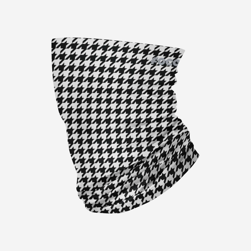 Houndstooth Brushed Polyester Gaiter Scarf FOCO - FOCO.com