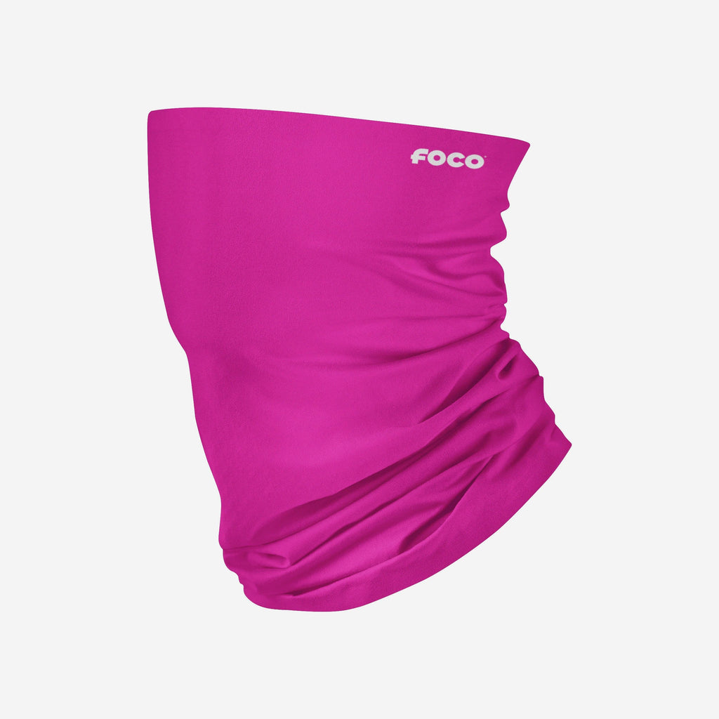 Solid Hot Pink Gaiter Scarf FOCO - FOCO.com