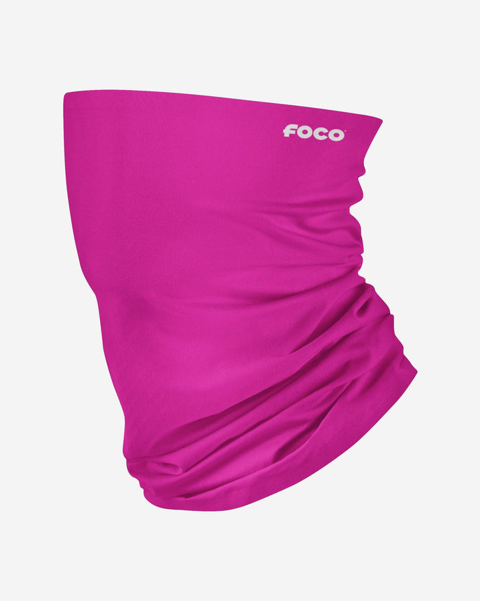 Solid Hot Pink Gaiter Scarf FOCO - FOCO.com