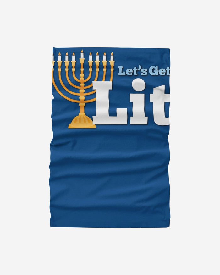 Lets Get Lit Hanukkah Gaiter Scarf FOCO - FOCO.com