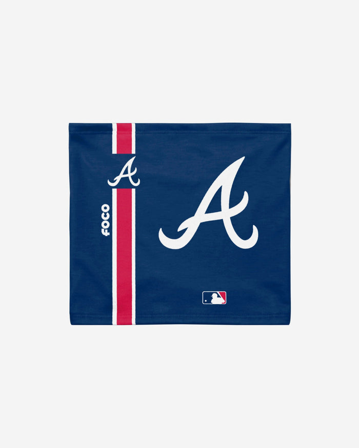 Atlanta Braves On-Field Blue UV Gaiter Scarf FOCO - FOCO.com