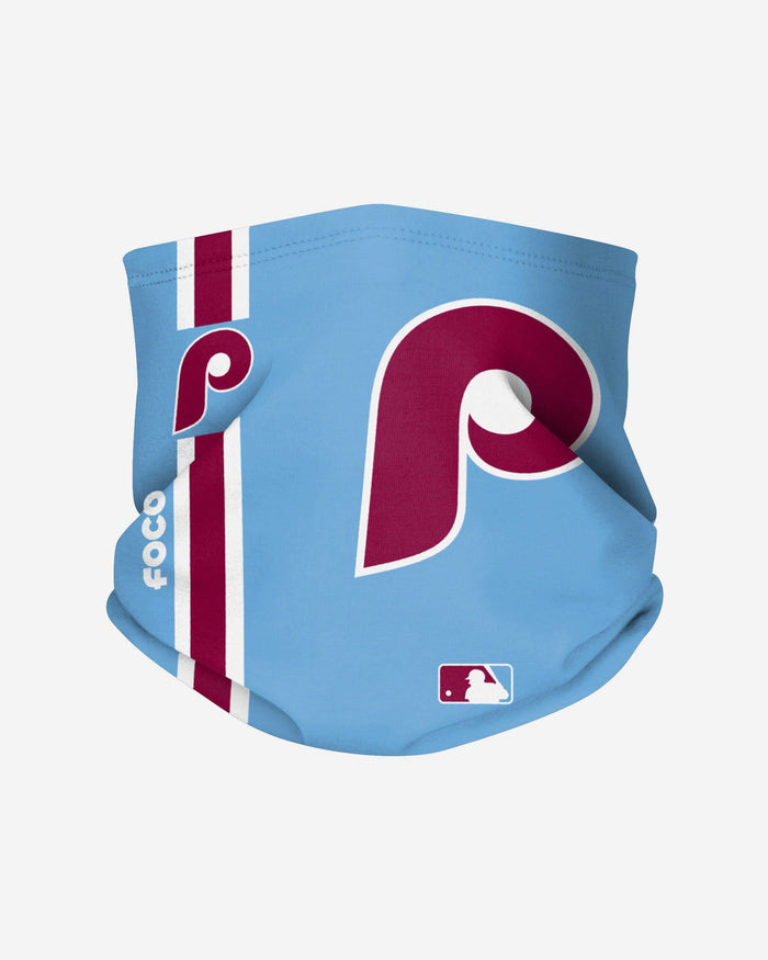 Philadelphia Phillies On-Field Baby Blue UV Gaiter Scarf FOCO - FOCO.com