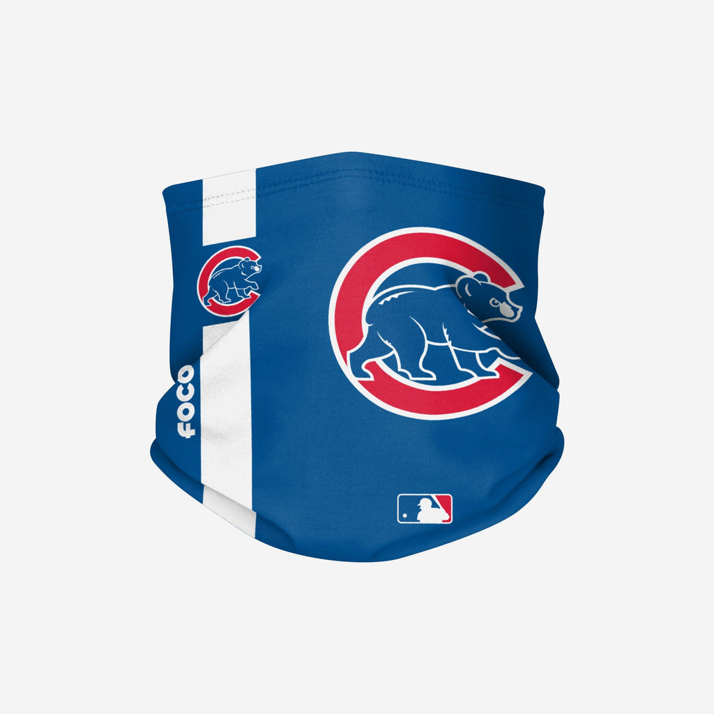 Chicago Cubs On-Field Blue UV Gaiter Scarf FOCO - FOCO.com