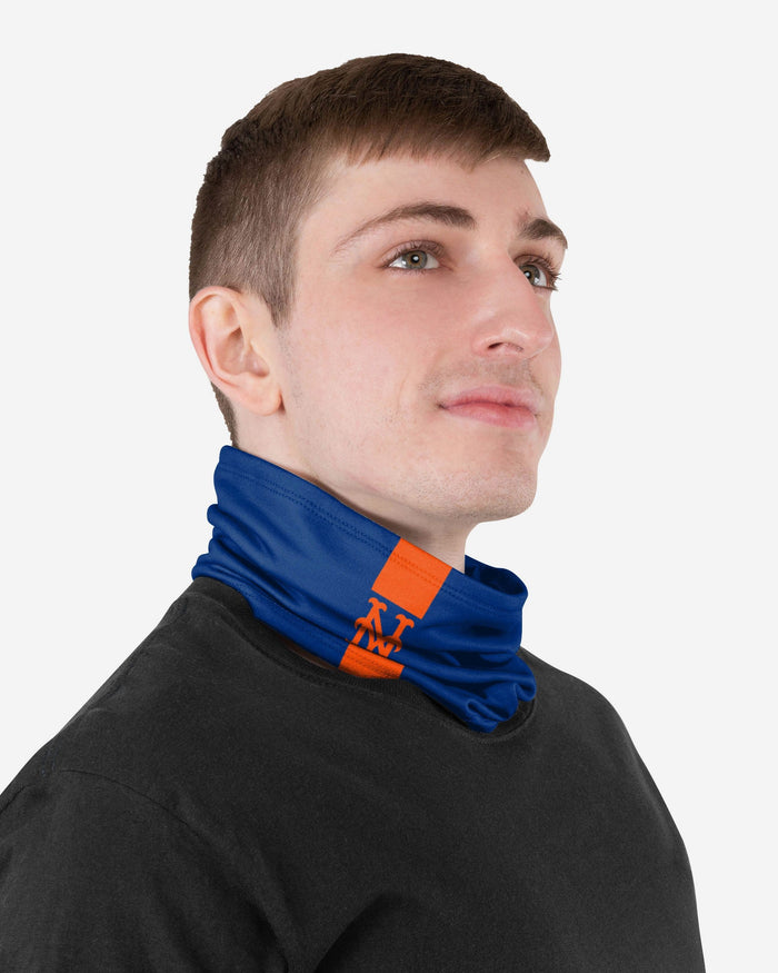 New York Mets On-Field Blue & Orange UV Gaiter Scarf FOCO - FOCO.com