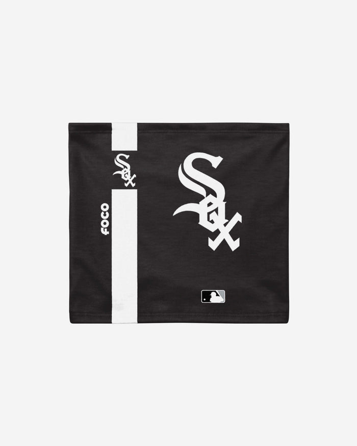 Chicago White Sox On-Field Black UV Gaiter Scarf FOCO - FOCO.com