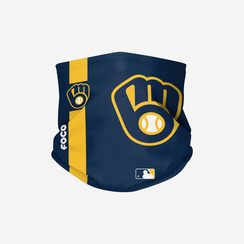 Milwaukee Brewers On-Field Navy UV Gaiter Scarf FOCO - FOCO.com