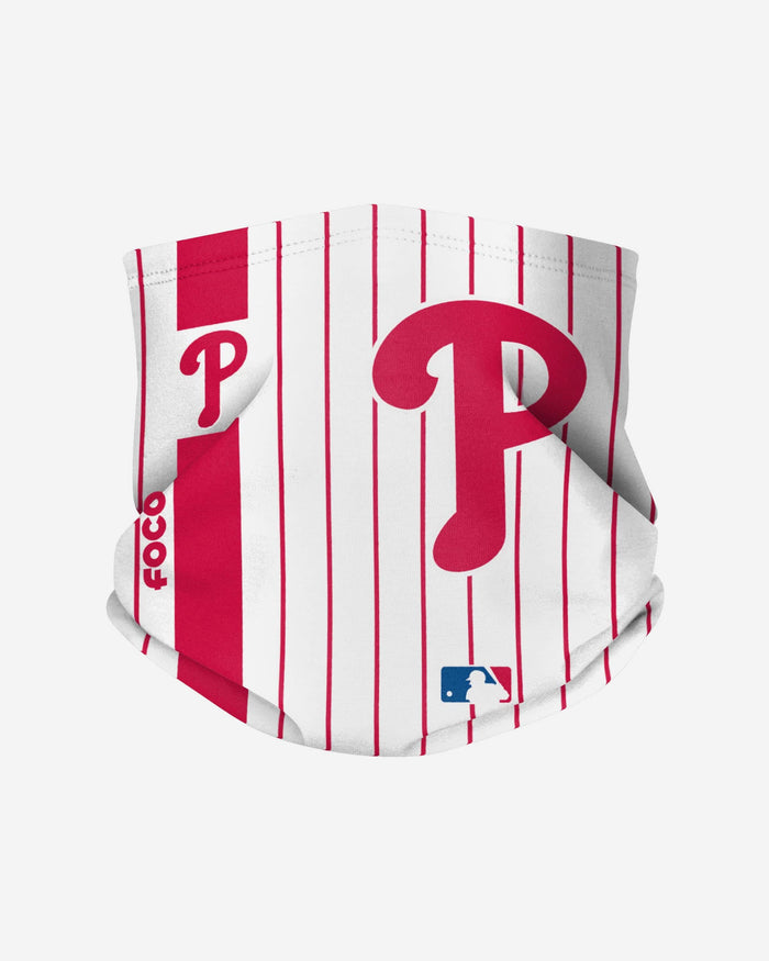 Philadelphia Phillies On-Field Pinstripe UV Gaiter Scarf FOCO - FOCO.com