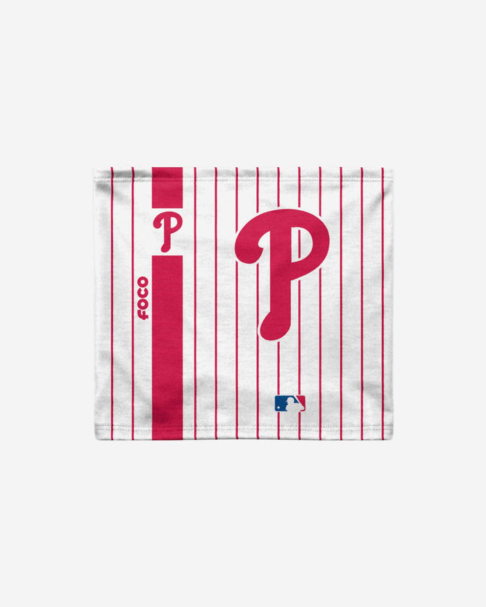 Philadelphia Phillies On-Field Pinstripe UV Gaiter Scarf FOCO - FOCO.com