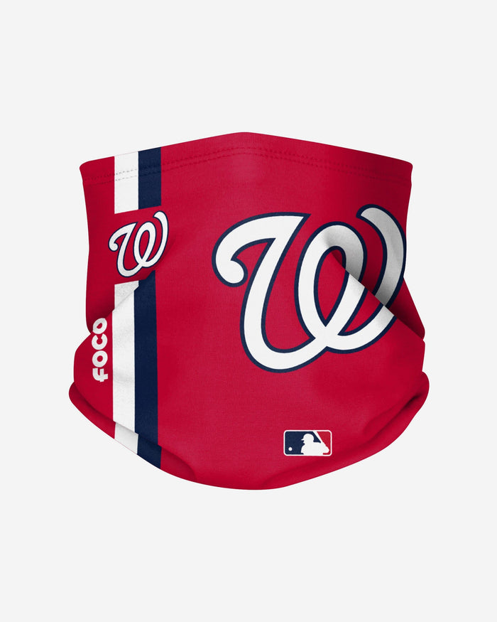 Washington Nationals On-Field Red UV Gaiter Scarf FOCO - FOCO.com