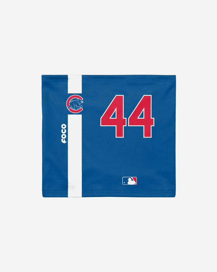 Anthony Rizzo Chicago Cubs On-Field Blue UV Gaiter Scarf FOCO - FOCO.com