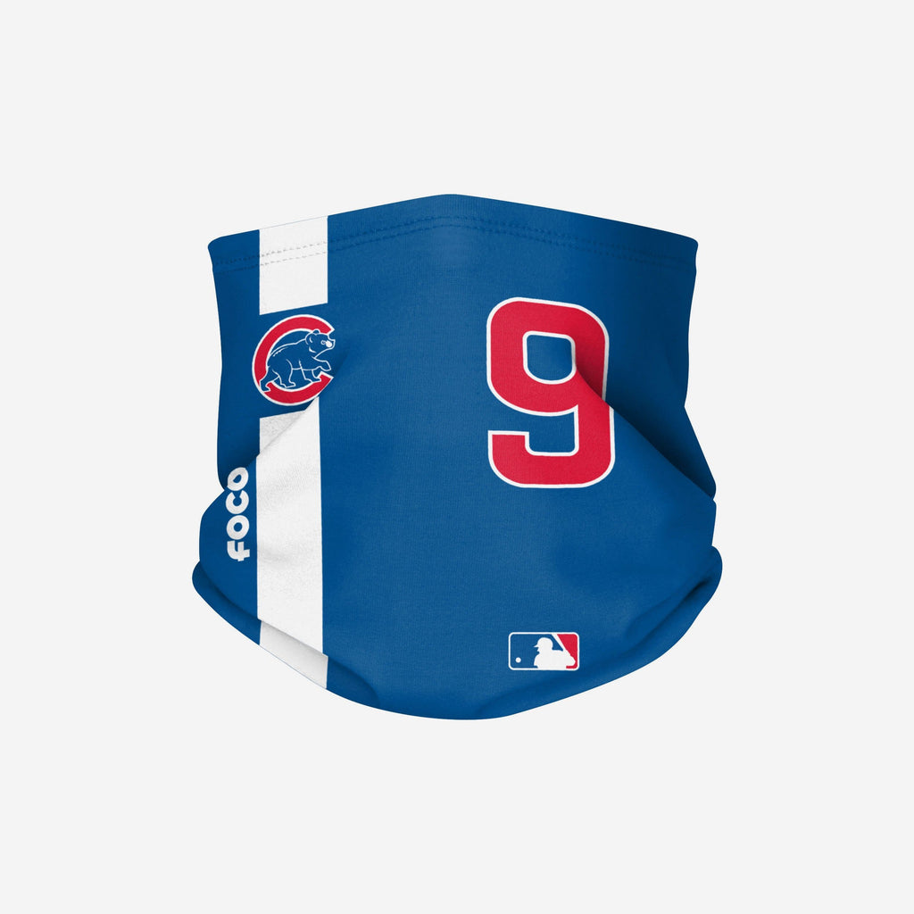 Javier Baez Chicago Cubs On-Field Blue UV Gaiter Scarf FOCO - FOCO.com