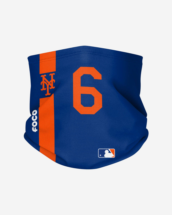 Jeff McNeil New York Mets On-Field Blue & Orange UV Gaiter Scarf FOCO - FOCO.com