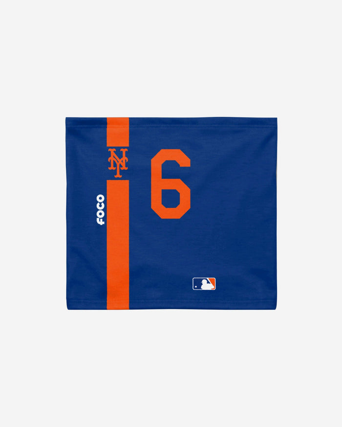 Jeff McNeil New York Mets On-Field Blue & Orange UV Gaiter Scarf FOCO - FOCO.com