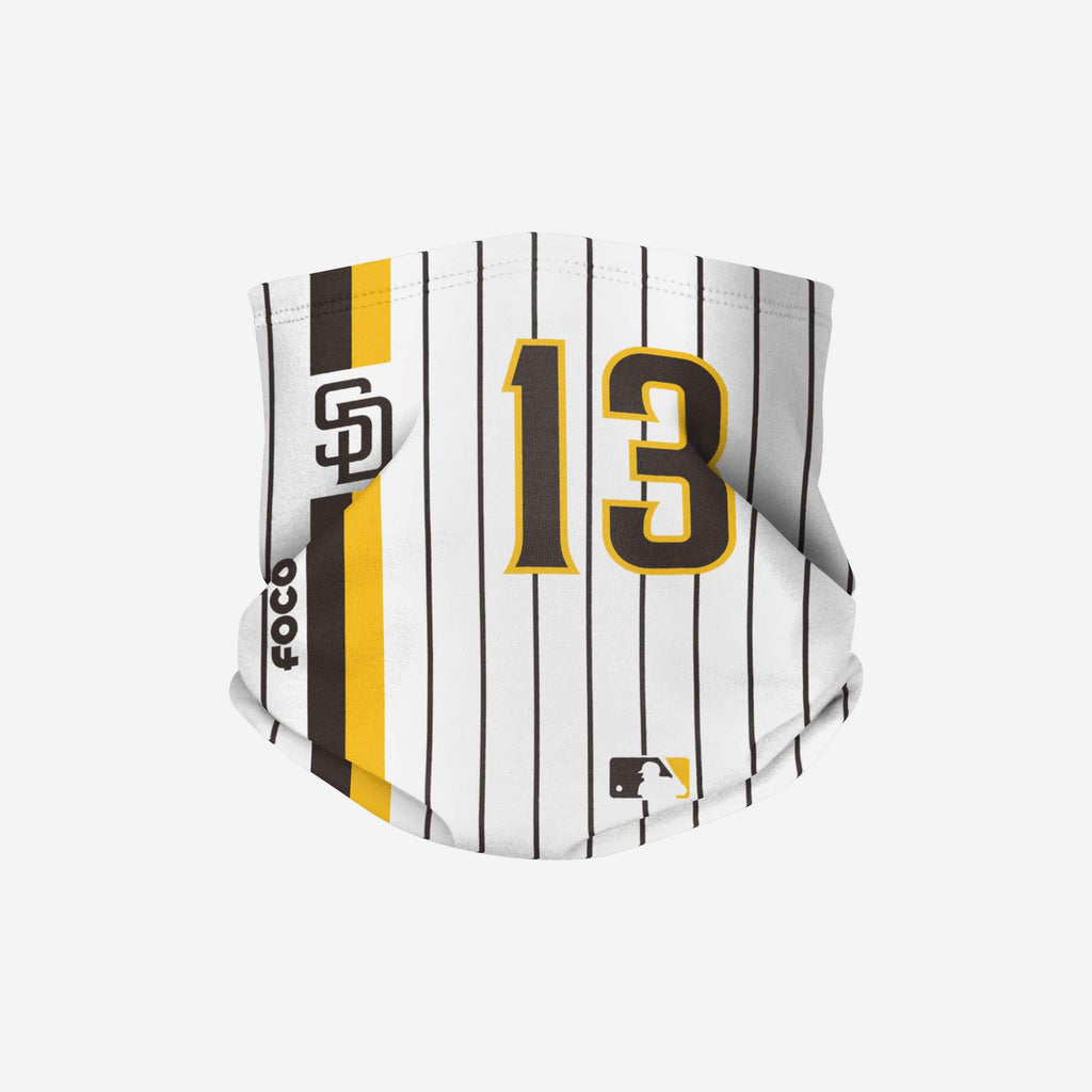 Manny Machado San Diego Padres On-Field Pinstripe UV Gaiter Scarf FOCO - FOCO.com