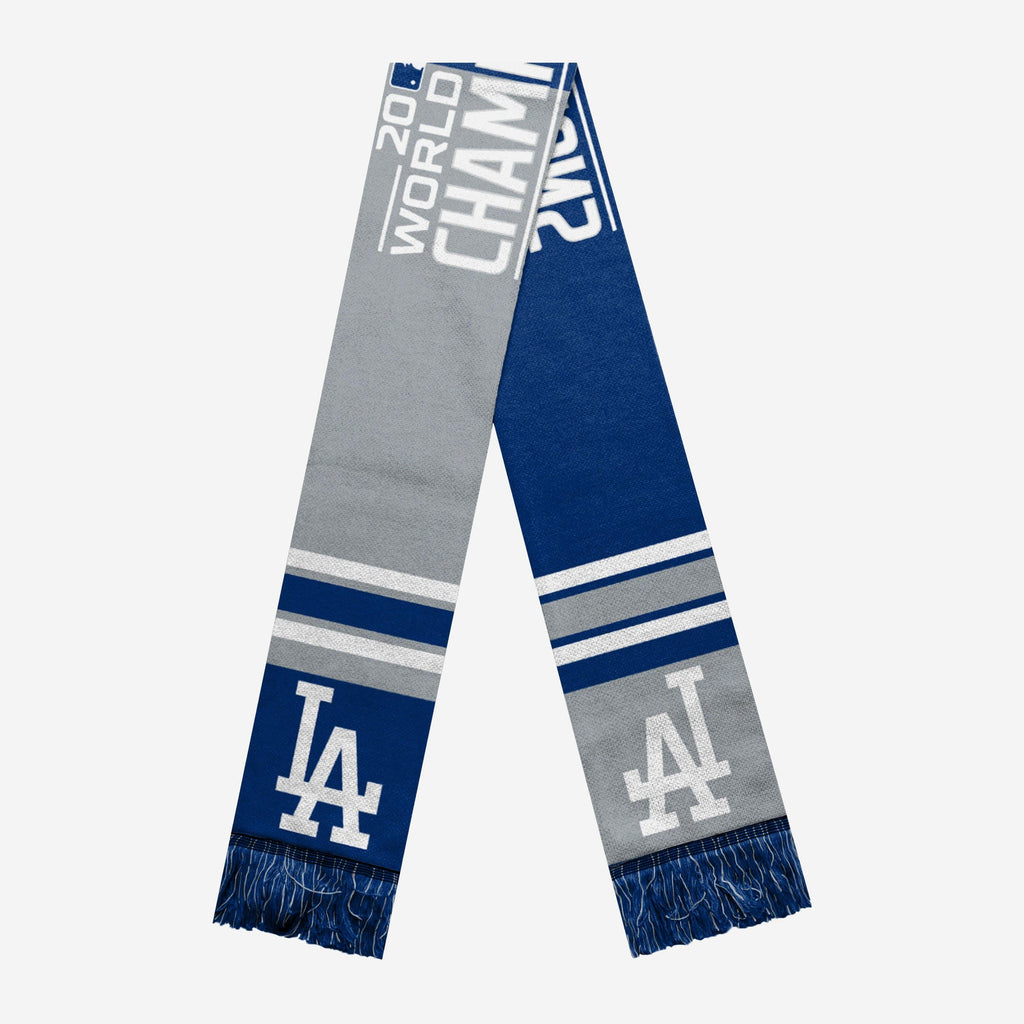 Los Angeles Dodgers 2020 World Series Champions Acrylic Scarf FOCO - FOCO.com