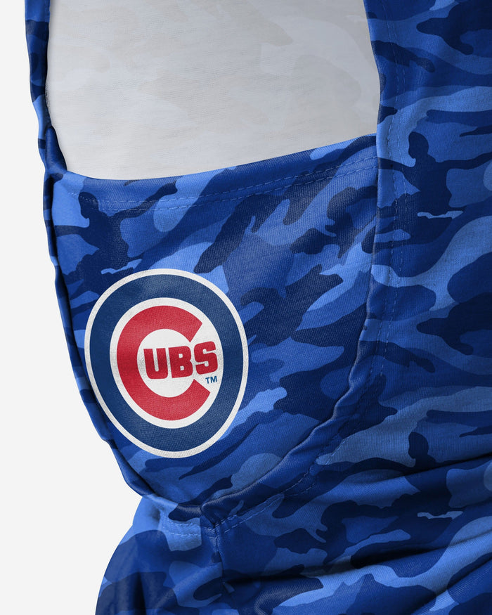 Chicago Cubs Camo Lightweight Hooded Gaiter FOCO - FOCO.com
