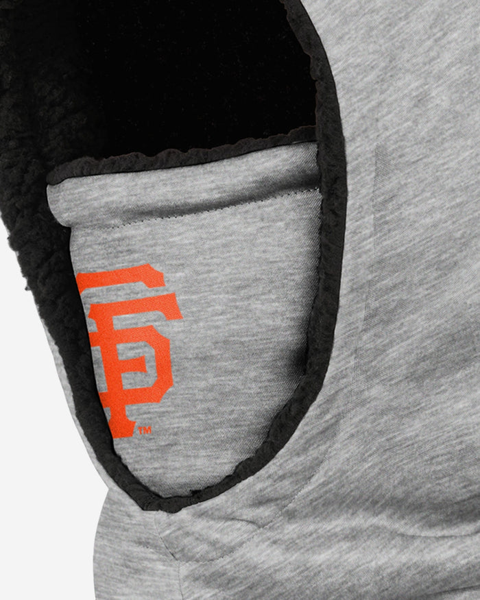 San Francisco Giants Heather Grey Big Logo Hooded Gaiter FOCO - FOCO.com