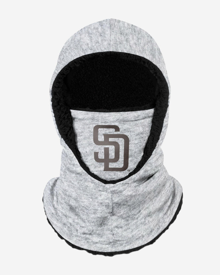 San Diego Padres Heather Grey Big Logo Hooded Gaiter FOCO - FOCO.com