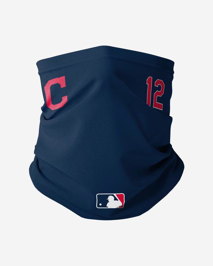 Francisco Lindor Cleveland Guardians On-Field Gameday Gaiter Scarf FOCO - FOCO.com