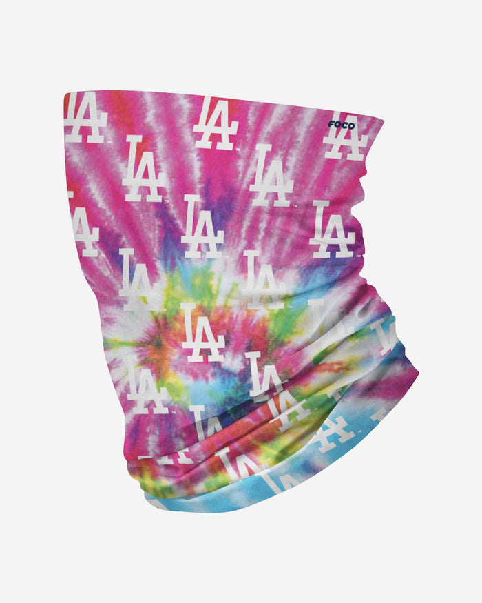 Los Angeles Dodgers Pastel Tie-Dye Gaiter Scarf FOCO - FOCO.com