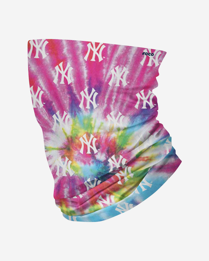 New York Yankees Pastel Tie-Dye Gaiter Scarf FOCO - FOCO.com