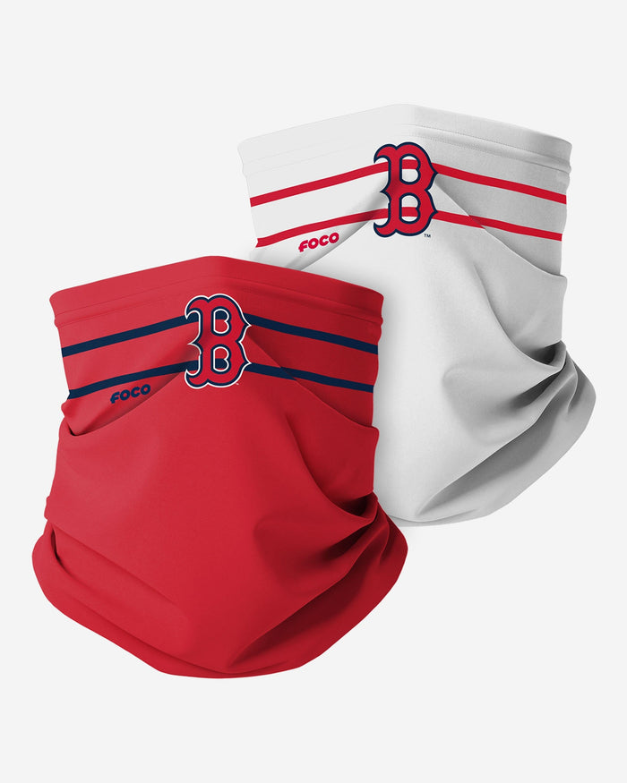 Boston Red Sox Stitched 2 Pack Gaiter Scarf FOCO - FOCO.com