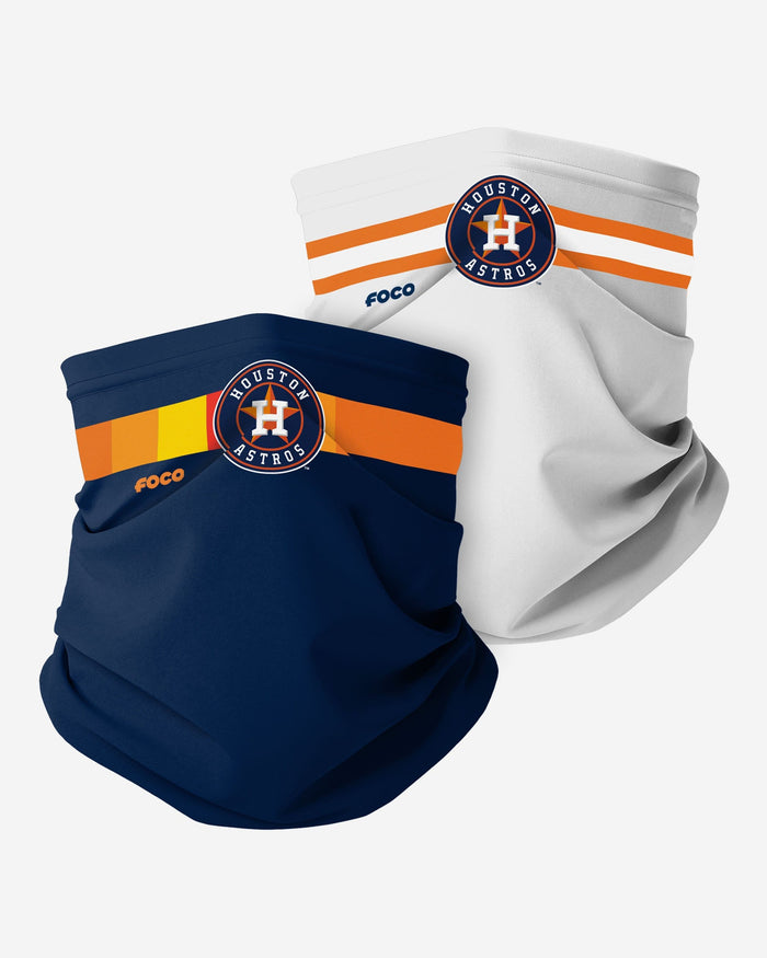 Houston Astros Stitched 2 Pack Gaiter Scarf FOCO - FOCO.com