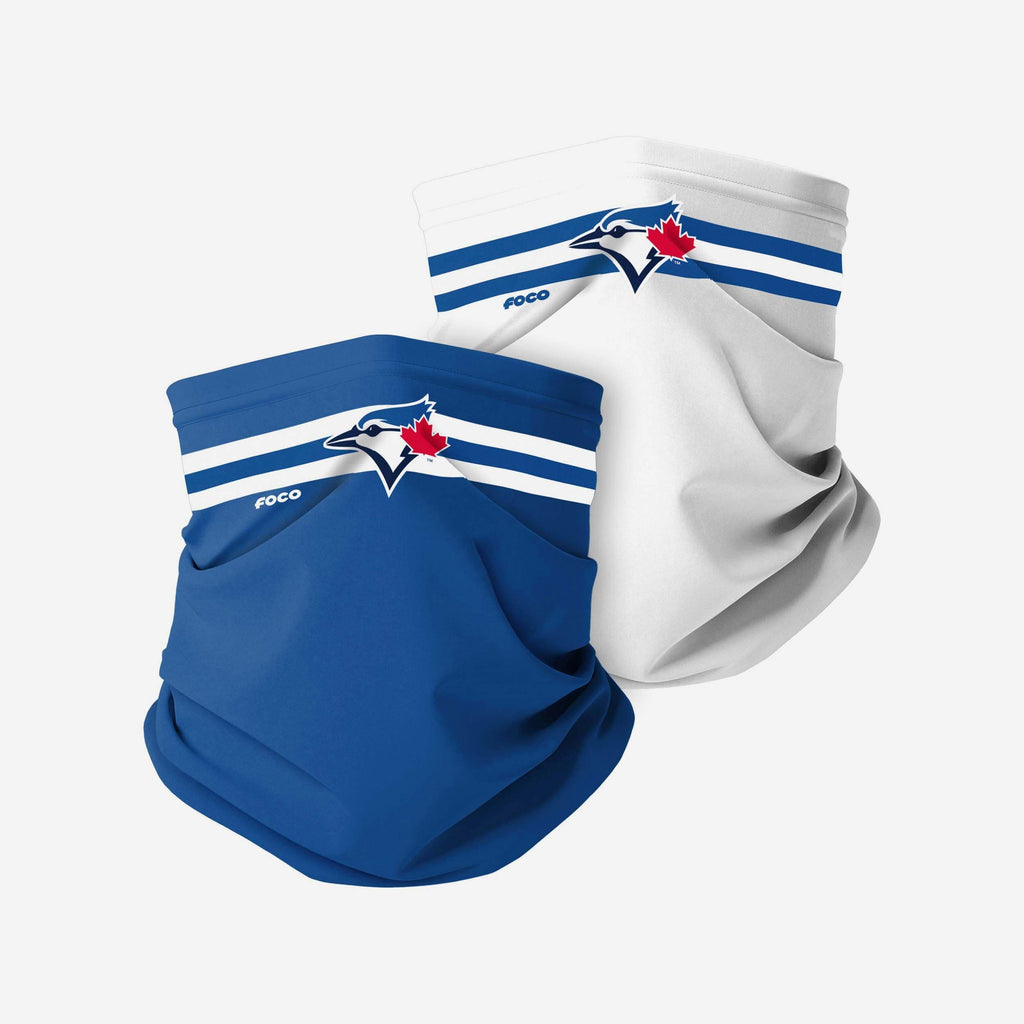 Toronto Blue Jays Stitched 2 Pack Gaiter Scarf FOCO - FOCO.com