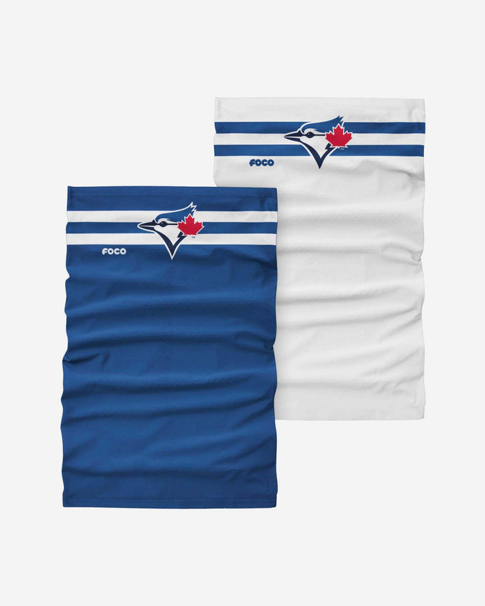 Toronto Blue Jays Stitched 2 Pack Gaiter Scarf FOCO - FOCO.com