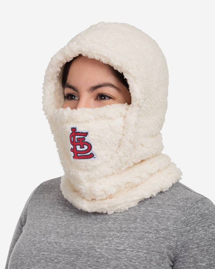 St Louis Cardinals Sherpa Hooded Gaiter FOCO - FOCO.com