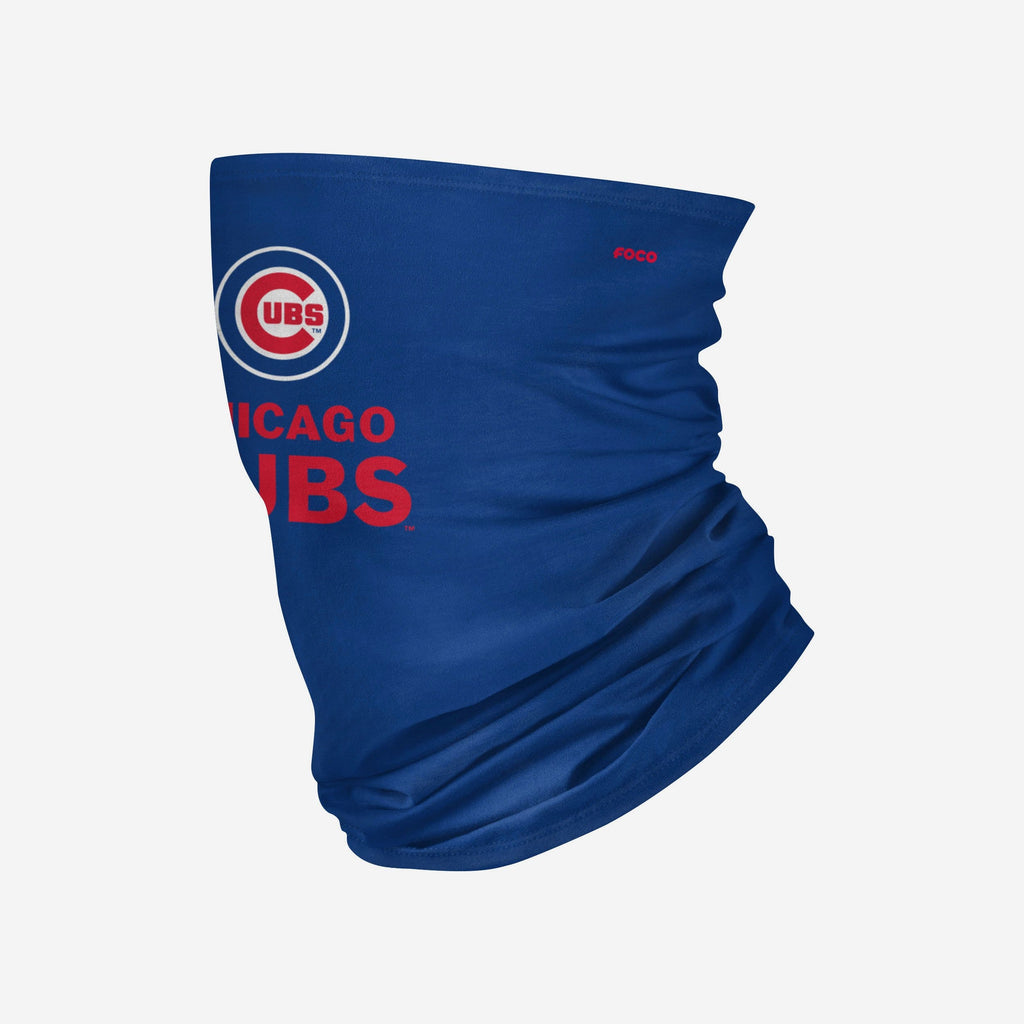 Chicago Cubs Team Logo Stitched Gaiter Scarf FOCO - FOCO.com