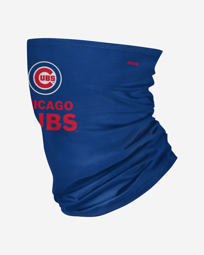 Chicago Cubs Team Logo Stitched Gaiter Scarf FOCO - FOCO.com