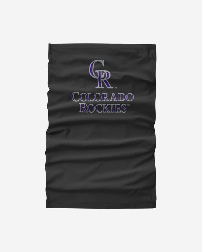 Colorado Rockies Team Logo Stitched Gaiter Scarf FOCO - FOCO.com