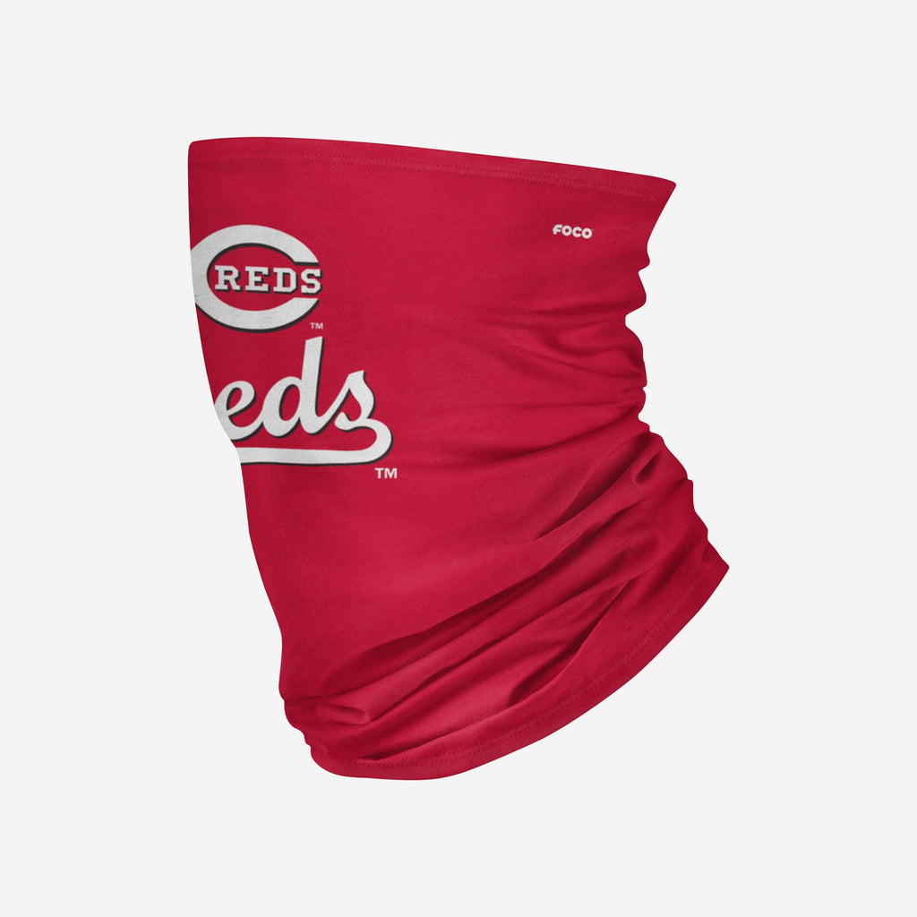 Cincinnati Reds Team Logo Stitched Gaiter Scarf FOCO - FOCO.com