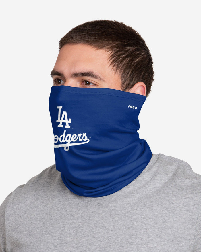 Los Angeles Dodgers Team Logo Stitched Gaiter Scarf FOCO - FOCO.com