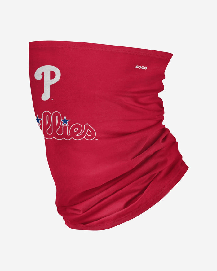 Philadelphia Phillies Team Logo Stitched Gaiter Scarf FOCO - FOCO.com
