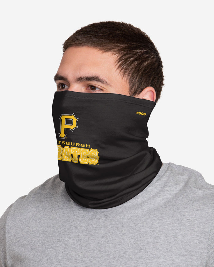 Pittsburgh Pirates Team Logo Stitched Gaiter Scarf FOCO - FOCO.com