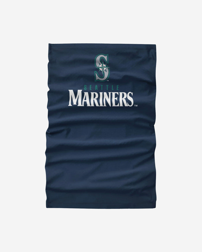 Seattle Mariners Team Logo Stitched Gaiter Scarf FOCO - FOCO.com