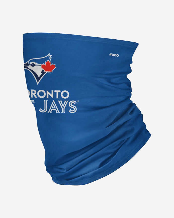 Toronto Blue Jays Team Logo Stitched Gaiter Scarf FOCO - FOCO.com