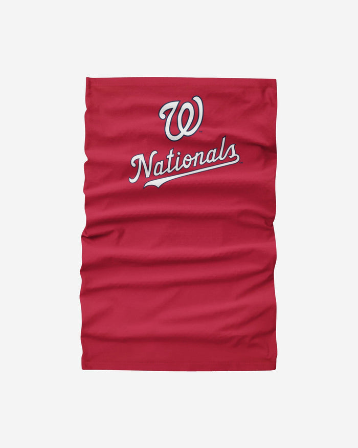 Washington Nationals Team Logo Stitched Gaiter Scarf FOCO - FOCO.com