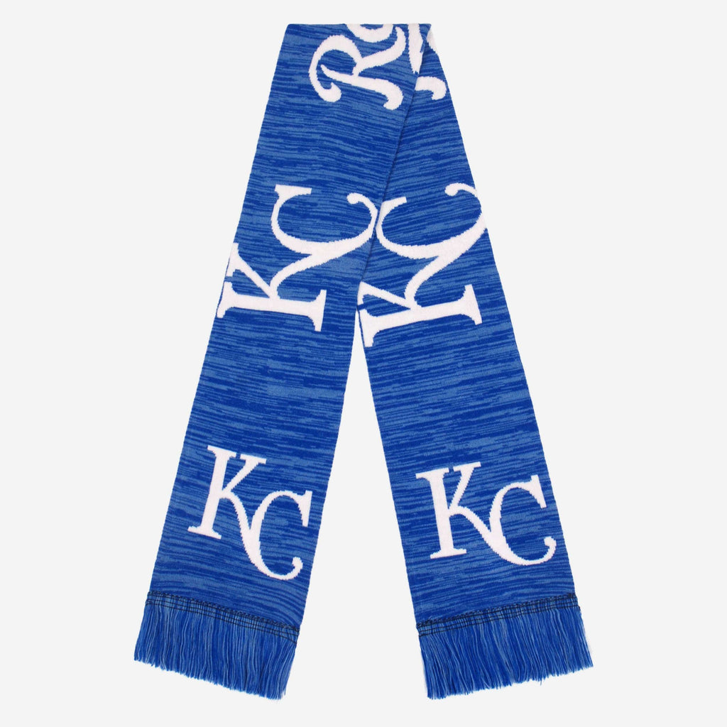 Kansas City Royals Wordmark Big Logo Colorblend Scarf FOCO - FOCO.com