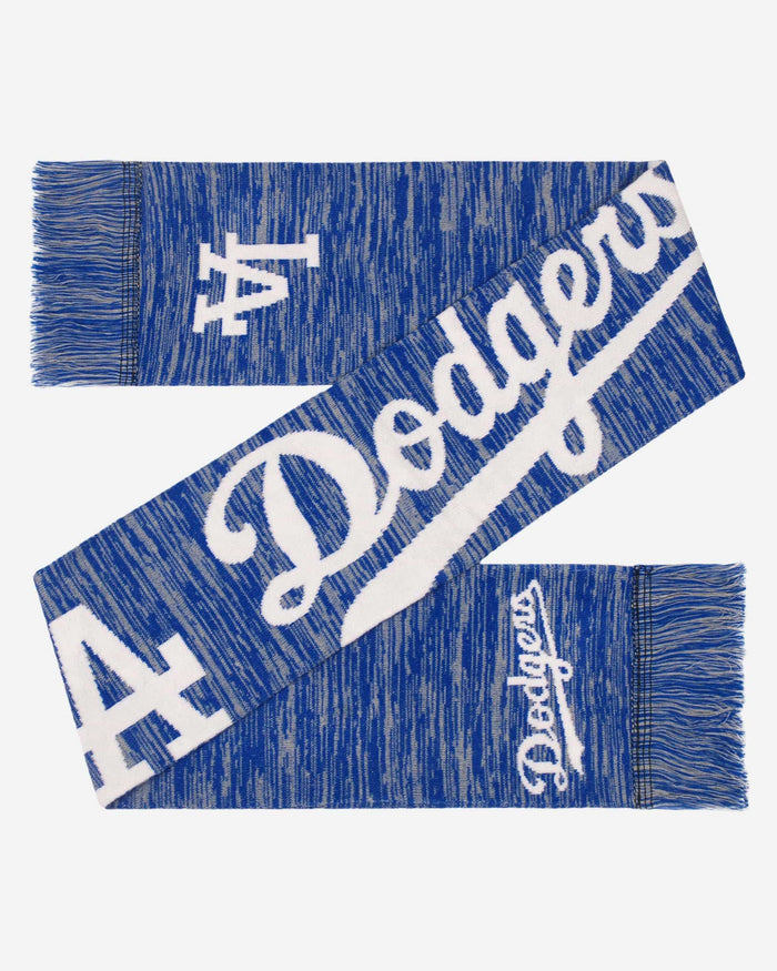 Los Angeles Dodgers Wordmark Big Logo Colorblend Scarf FOCO - FOCO.com