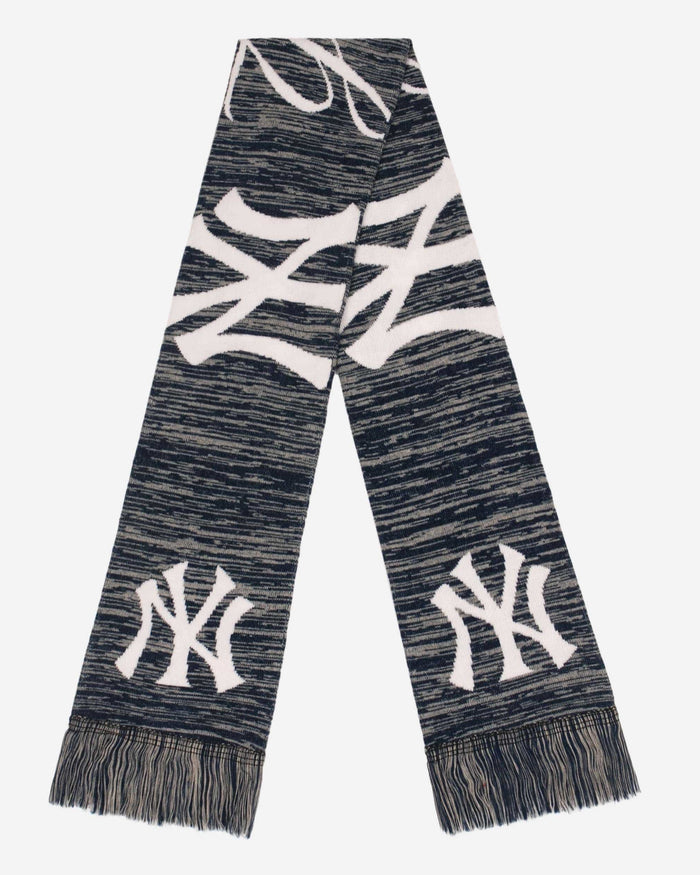 New York Yankees Wordmark Big Logo Colorblend Scarf FOCO - FOCO.com