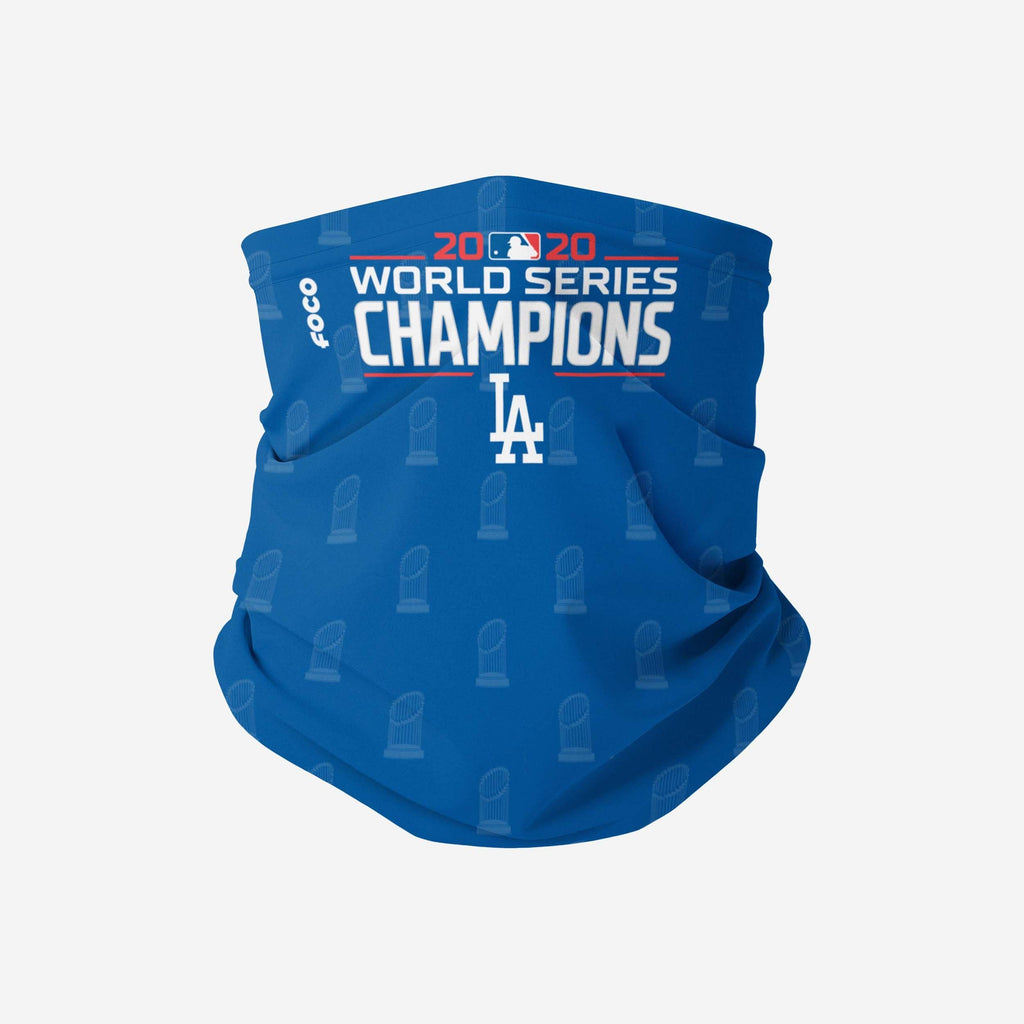 Los Angeles Dodgers 2020 World Series Champions Gameday Home Gaiter Scarf FOCO - FOCO.com