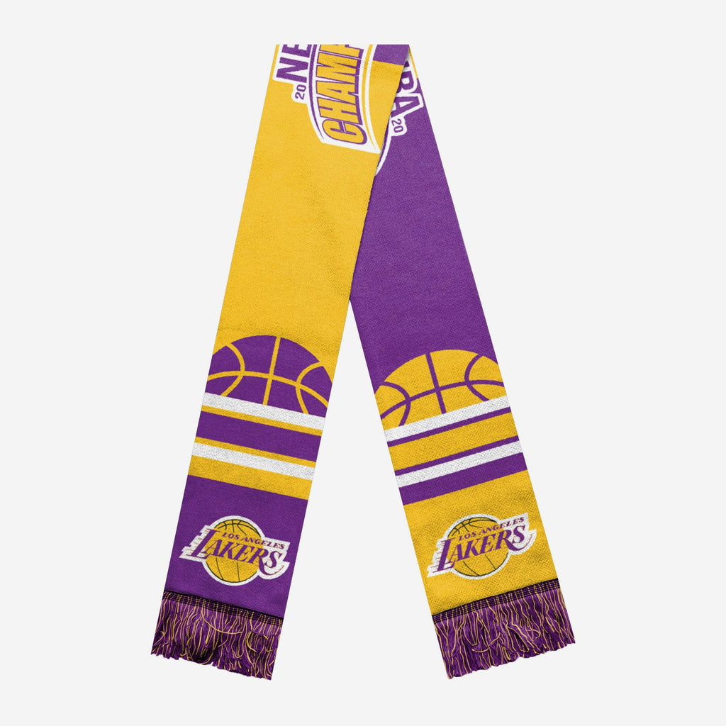 Los Angeles Lakers 2020 NBA Champions Acrylic Scarf FOCO - FOCO.com