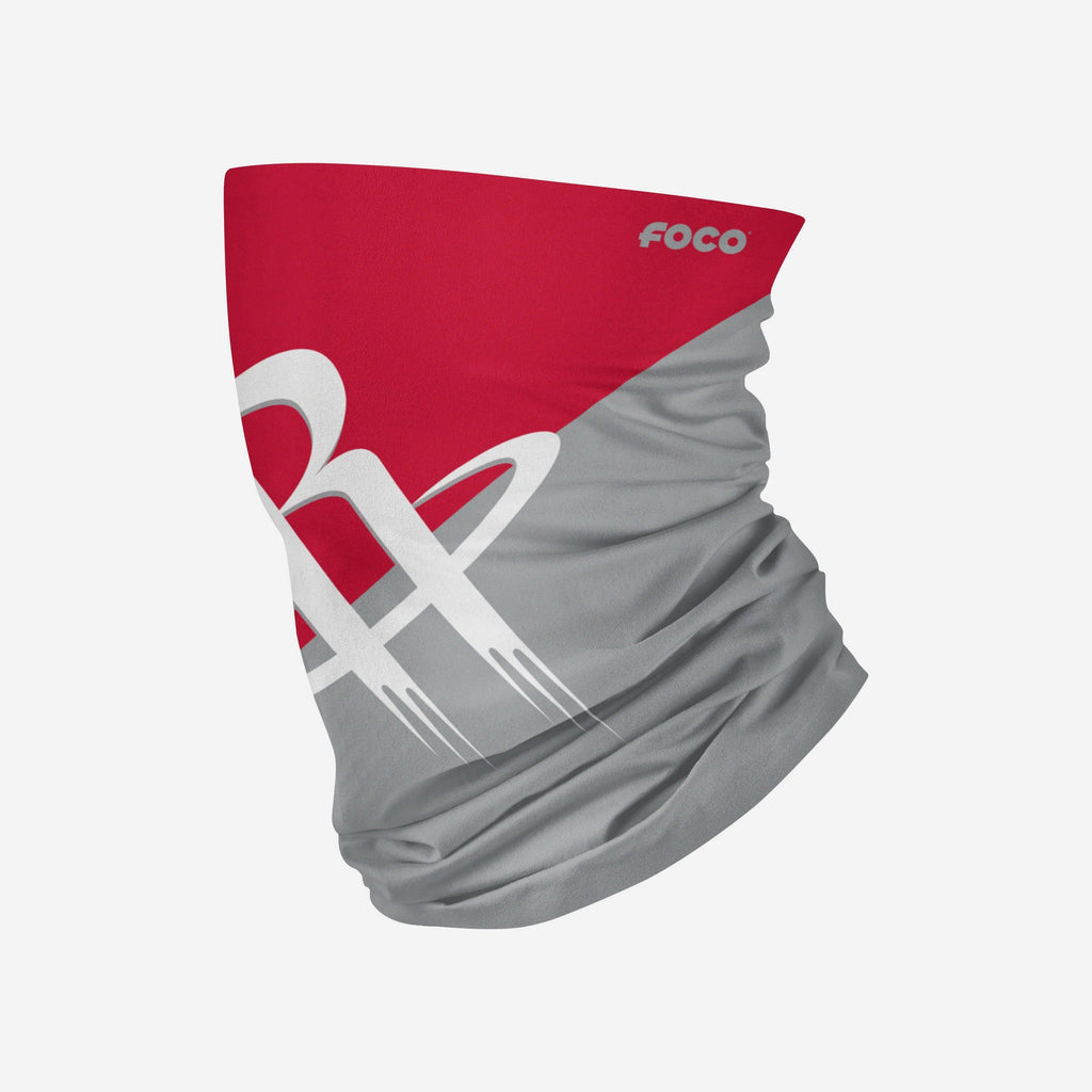 Houston Rockets Big Logo Gaiter Scarf FOCO Adult - FOCO.com