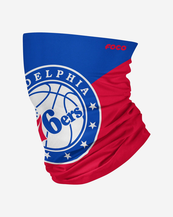 Philadelphia 76ers Big Logo Gaiter Scarf FOCO Adult - FOCO.com
